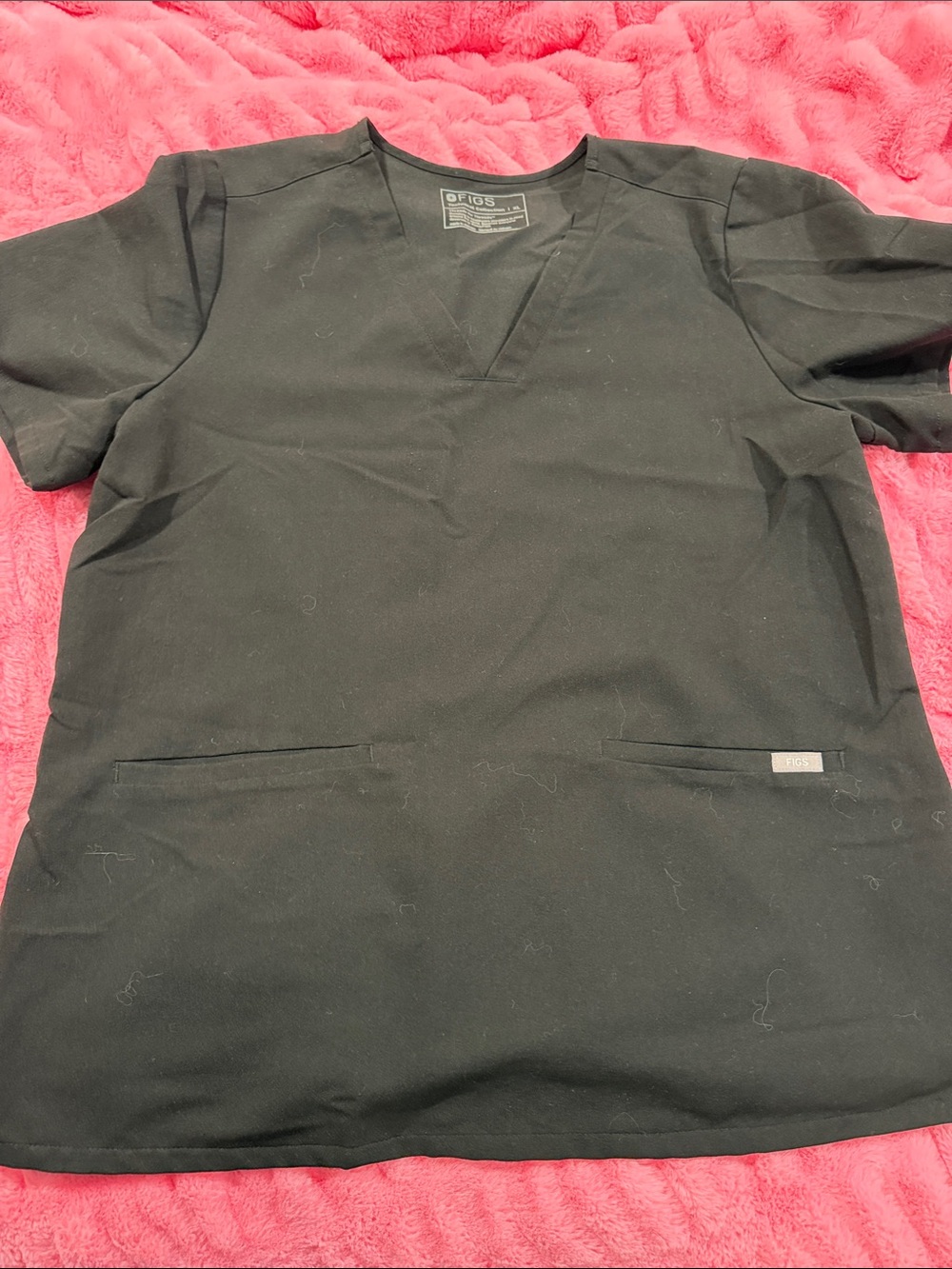 Black Figs Scrub Top